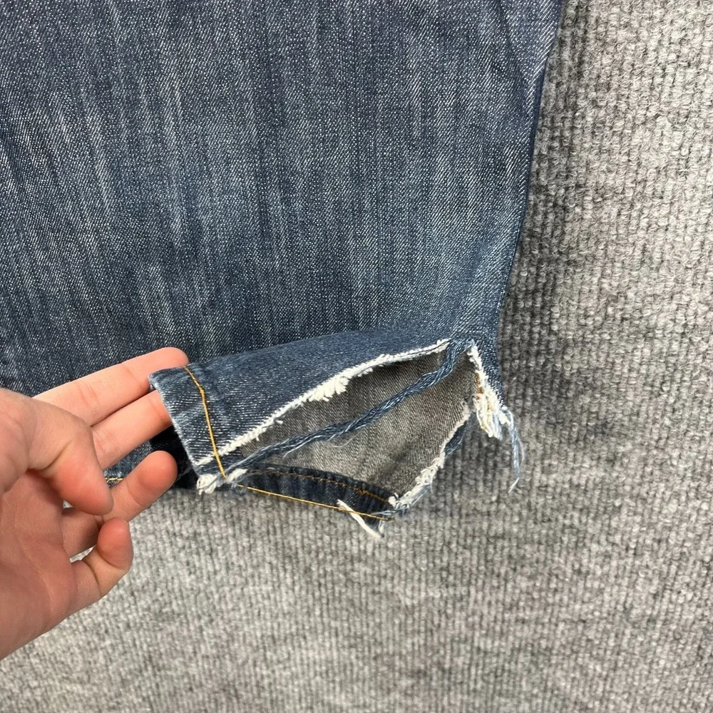 Levi's 569‎ Jeans Men's Rinse Blue Denim Classic Straight Zip Fly 40X30 - Flaws